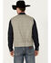 Image #4 - Powder River Outfitters Men's Plaid Print Wool Vest, Tan, hi-res