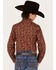 Image #4 - Cody James Boys' Paisley Print Long Sleeve Western Snap Shirt, Burgundy, hi-res