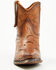 Image #4 - Sendra Women's Lizzie Western Booties - Snip Toe, Cognac, hi-res