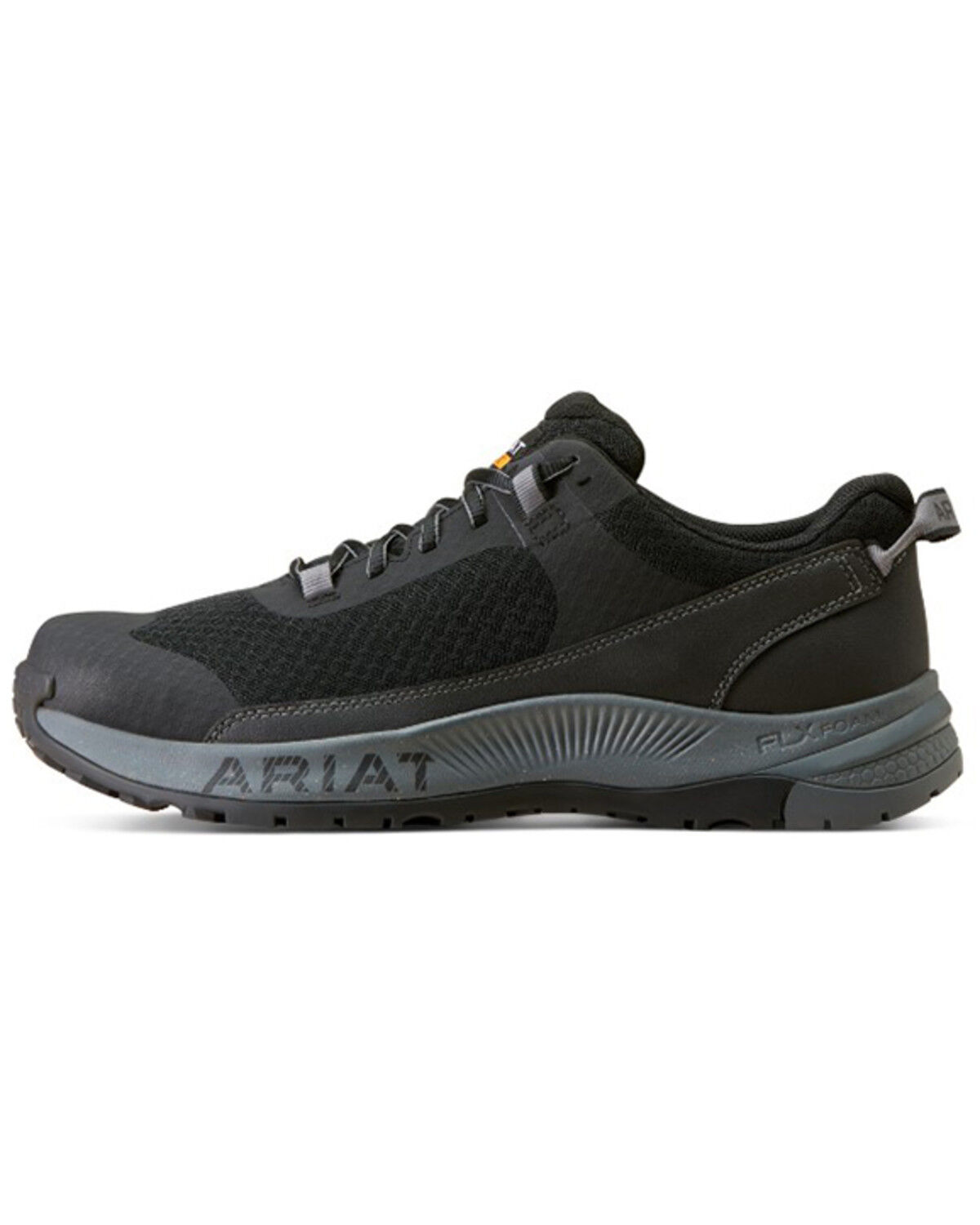 Image #2 - Ariat Men's Outpace Shift Work Shoes - Composite Toe, Black, hi-res