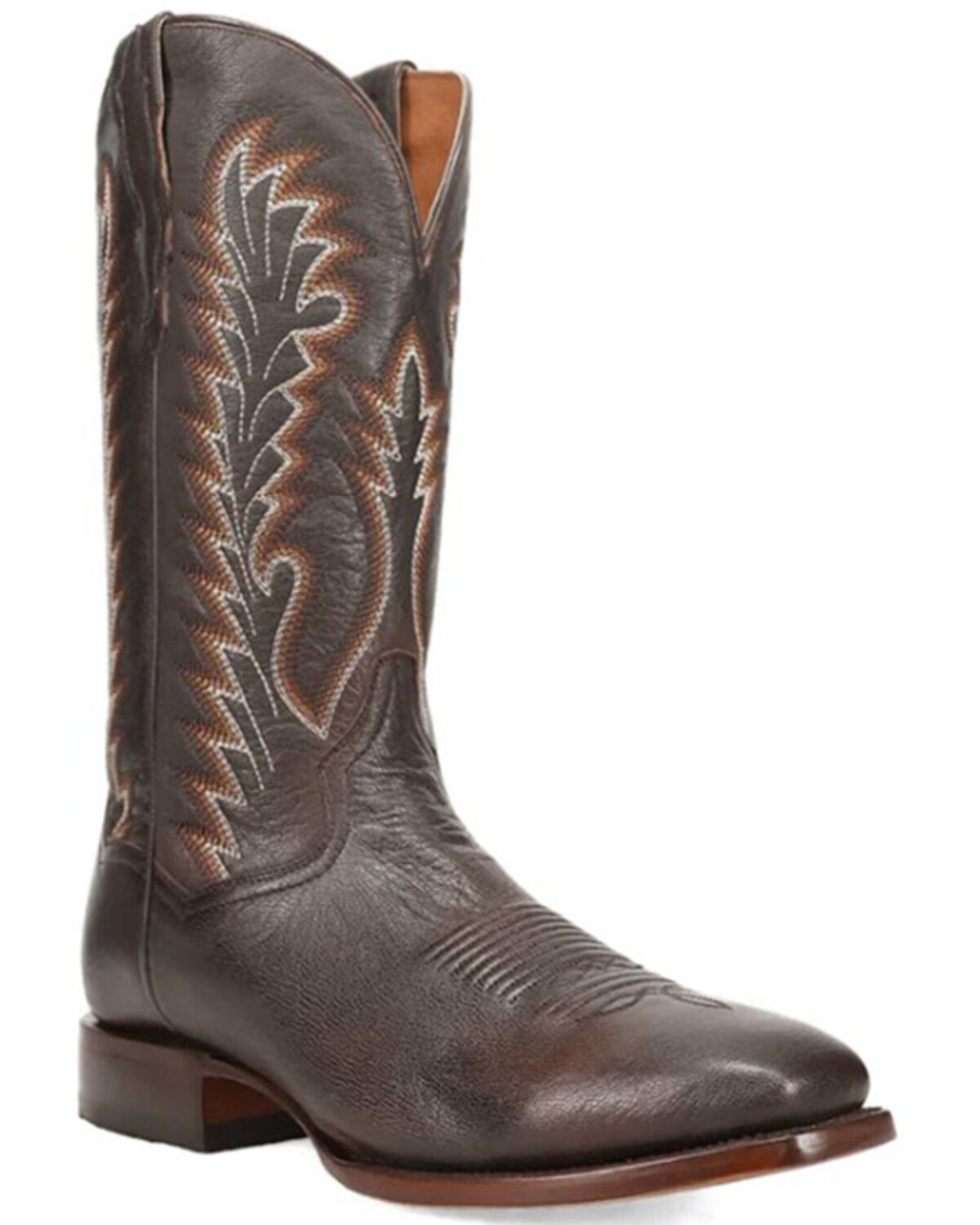 Image #1 - Dan Post Men's Jerry Tall Western Boots - Square Toe, Black, hi-res
