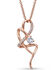 Montana Silversmiths Women's It's Rose Gold Complicated Necklace, , hi-res