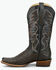Image #3 - Tony Lama Men's Ranchero Tyler Exotic Ostrich Western Boots - Square Toe, Brown, hi-res