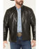 Image #3 - Moonshine Spirit Men's Faux Leather Moto Jacket, Black, hi-res