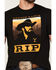 Image #3 - Changes Men's RIP Outlaw Yellowstone Graphic T-Shirt, Black, hi-res