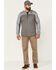 Image #2 - Browning Men's Gray Hayes 1/4 Zip Front Hooded Pullover, , hi-res