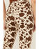 Image #4 - Rock & Roll Denim Women's Cow Print High Rise Bargain Modest Bootcut Stretch Denim Jeans, Brown, hi-res