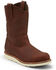 Chippewa Men's Edge Walker Waterproof Western Work Boots - Soft Toe, Brown, hi-res