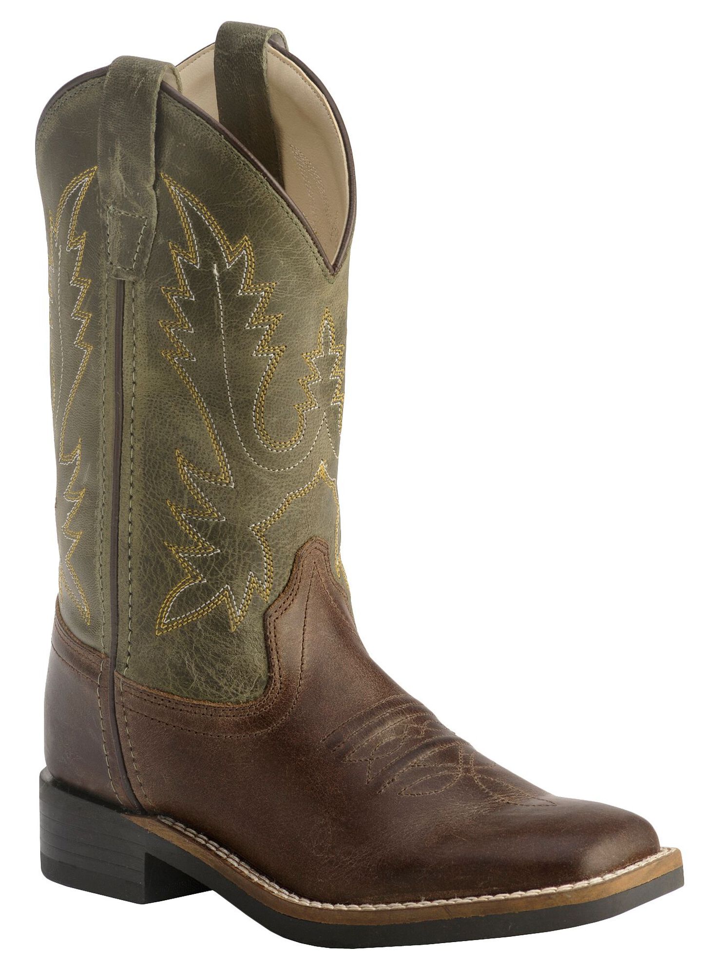 Cody James Boys Stitched Western Boots Square Toe