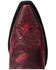 Image #6 - Lane Women's Lexington Knee High Corset Western Boots - Snip Toe, Black Cherry, hi-res