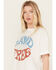 Image #2 - Girl Dangerous Women's Land of the Free Boyfriend Graphic Tee, White, hi-res
