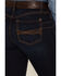 Image #4 - RANK 45® Women's Dark Wash Mid Straight Riding Jeans, Dark Wash, hi-res