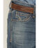Image #2 - Cody James Boys' Texas Dark Wash Relaxed Bootcut Stretch Denim Jeans, Dark Wash, hi-res