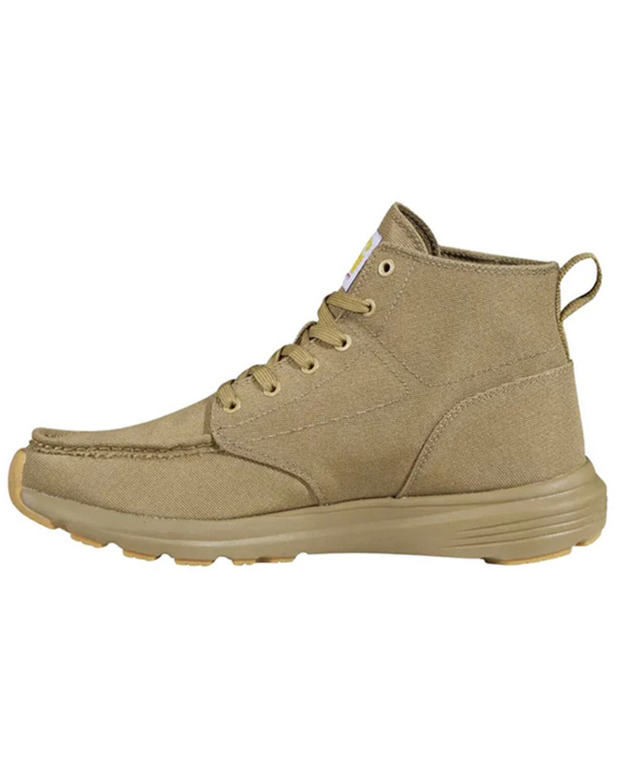 Image #3 - Carhartt Men's Haslett Canvas Chukka Moc Work Shoes - Soft Toe, Coyote, hi-res