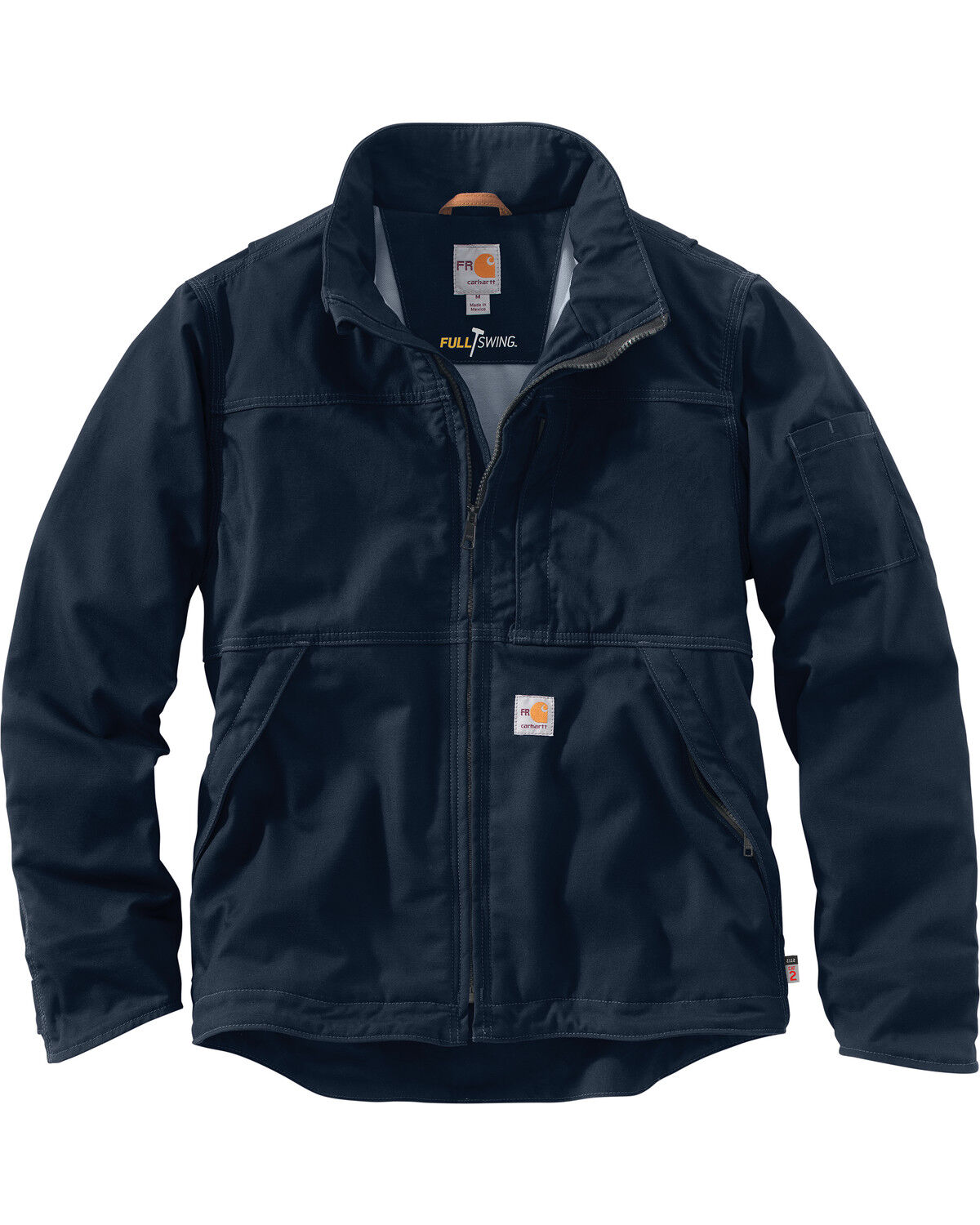 Image #1 - Carhartt Men's FR Full Swing Quick Duck Jacket, Navy, hi-res