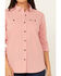 Image #3 - Ariat Women's Rebar Made Tough Long Sleeve Button-Down Work Shirt, Dark Pink, hi-res