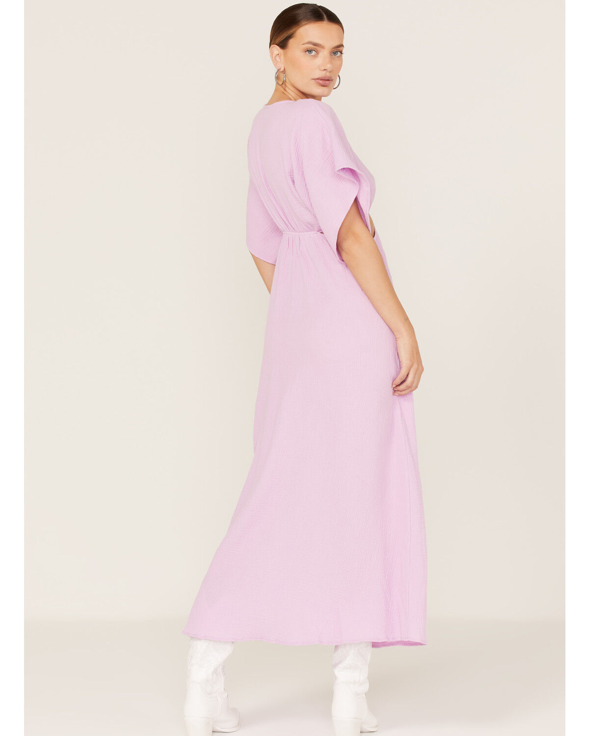 Image #4 - Show Me Your Mumu Women's Dana Cut-Out Midi Dress, Periwinkle, hi-res