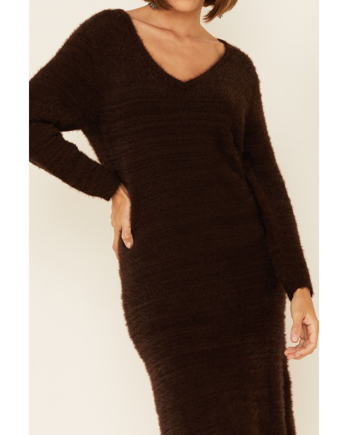 Image #3 - Tasha Polizzi Women's Lexi Midi Dress, Brown, hi-res