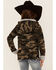 Ampersand Avenue Girls' Multi Camo Print 1/4 Zip Pullover , Multi, hi-res