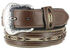 Image #1 - Cody James Men's Roughout Overlay Western Belt, Brown, hi-res