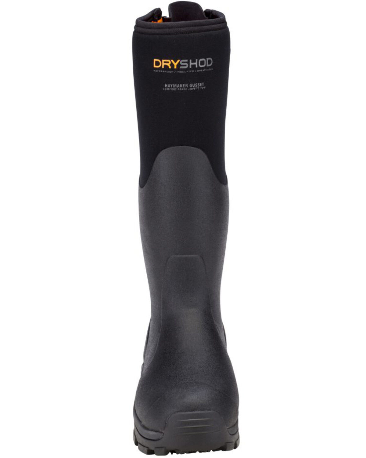 Image #4 - Dryshod Men's Haymaker Gusset Boots - Soft Toe, Black, hi-res