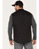 Image #4 - Brothers and Sons Men's Quilted Varsity Vest, Black, hi-res
