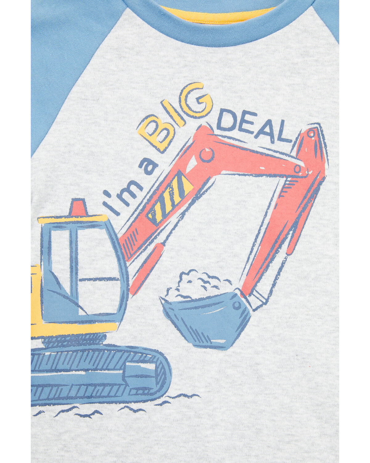 Image #2 - Rugged Bear Toddler Boys' I'm A Big Deal Short Sleeve Graphic T-Shirt, Tan, hi-res