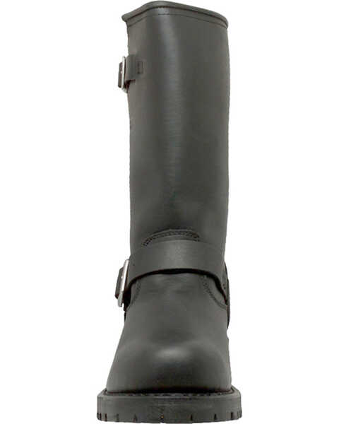 Ad Tec Men's Heavy Duty 13" Engineer Boots - Round Toe, Black, hi-res