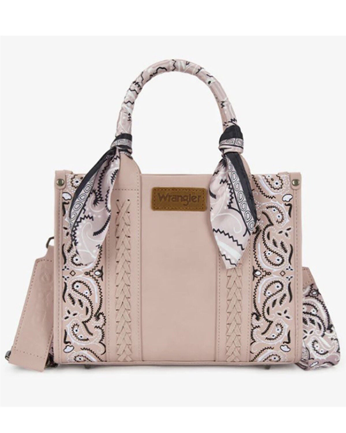 Image #1 - Wrangler Women's Bandana Paisley Crossbody Bag, Pink, hi-res