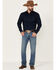 Image #1 - Cody James Men's Roughstock Medium Wash Slim Straight Rigid Denim Jeans, Blue, hi-res