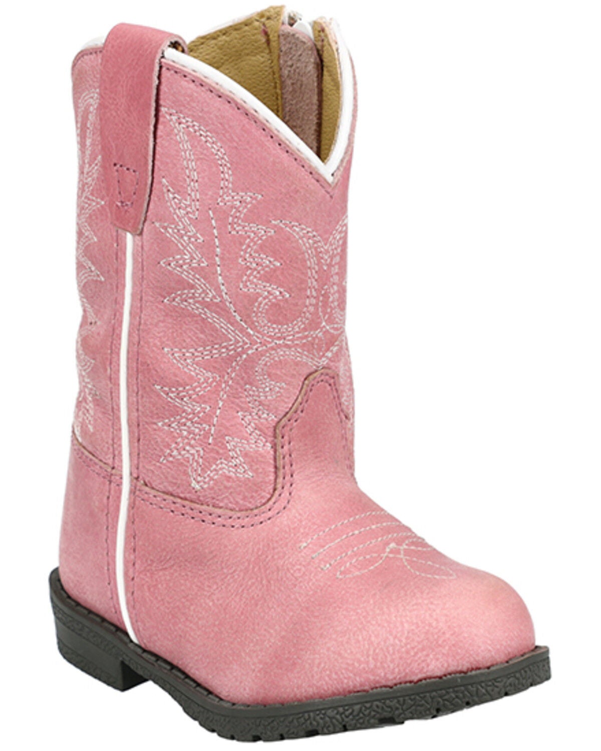Smoky Mountain Toddler Girls' Hopalong Western Boots - Round Toe, Pink, hi-res