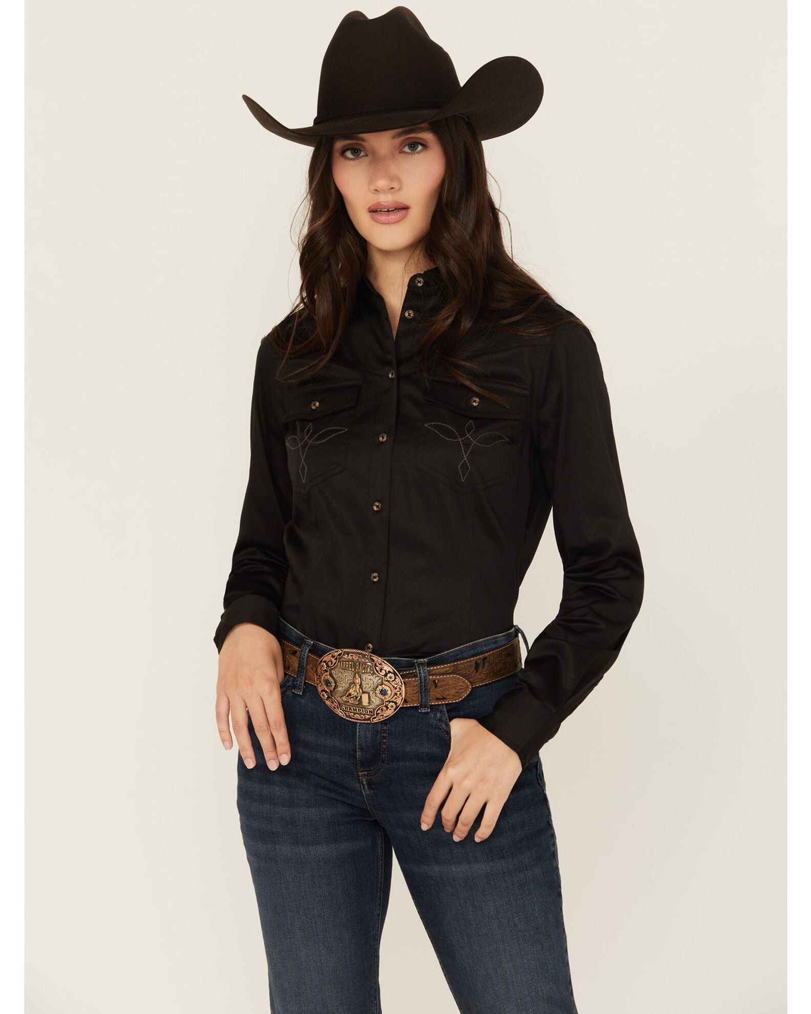 L1451 - Sarina Ladies Stretch Western Shirt