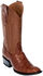 Image #1 - Ferrini Men's Alligator Belly Exotic Western Boots - Square Toe, Cognac, hi-res