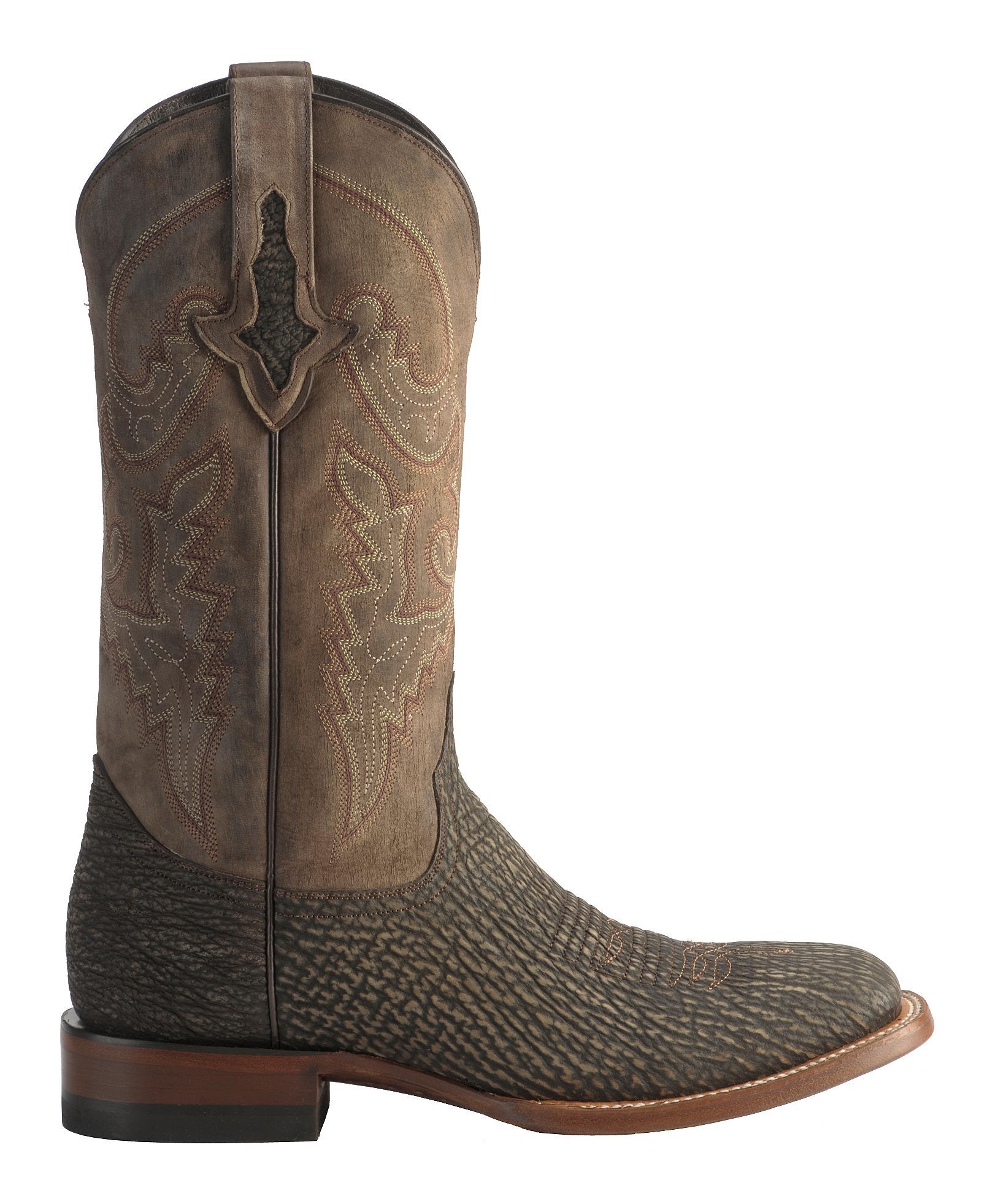 lucchese square toe cowboy boots