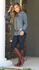 Image #2 - Wrangler Women's Long Sleeve Vintage Denim Shirt, Indigo, hi-res