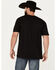 Image #4 - Cowboy Hardware Men's Tonal Flag Short Sleeve Graphic T-Shirt, Black, hi-res