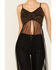 Image #3 - Wonderwest Women's Mountain Trail Embellished Mesh Maxi Cami, Black, hi-res