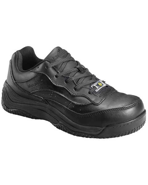 Nautilus Women's Black Ego Slip-Resisting Work Shoes - Composite Toe , Black, hi-res