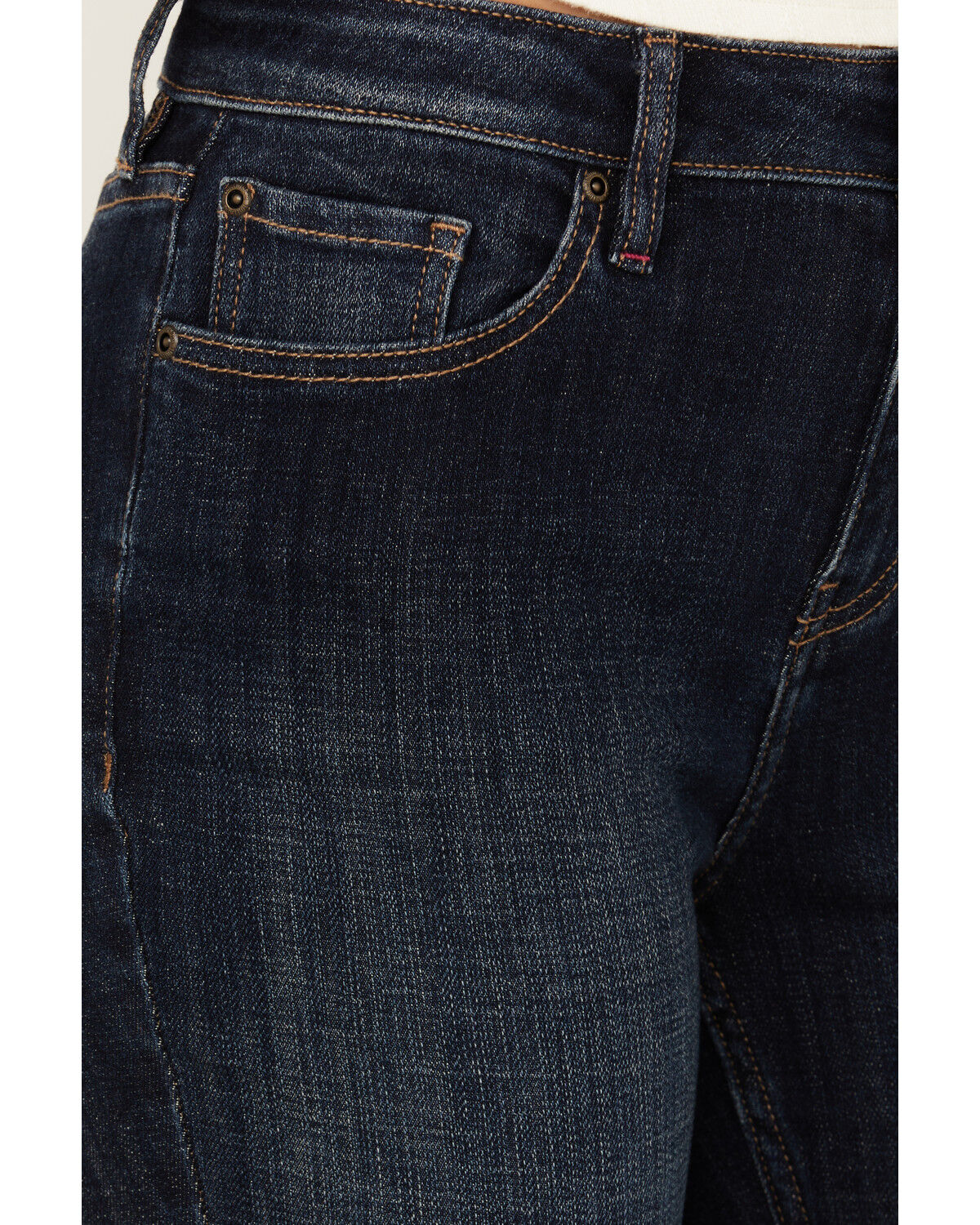 Image #2 - Idyllwind Women's Dark Wash Vista Drive Outlaw Trouser Flare Denim Jeans, Super Dark Wash, hi-res