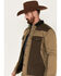Image #2 - Blue Ranchwear Men's Waxed Canvas Jacket, Brown, hi-res