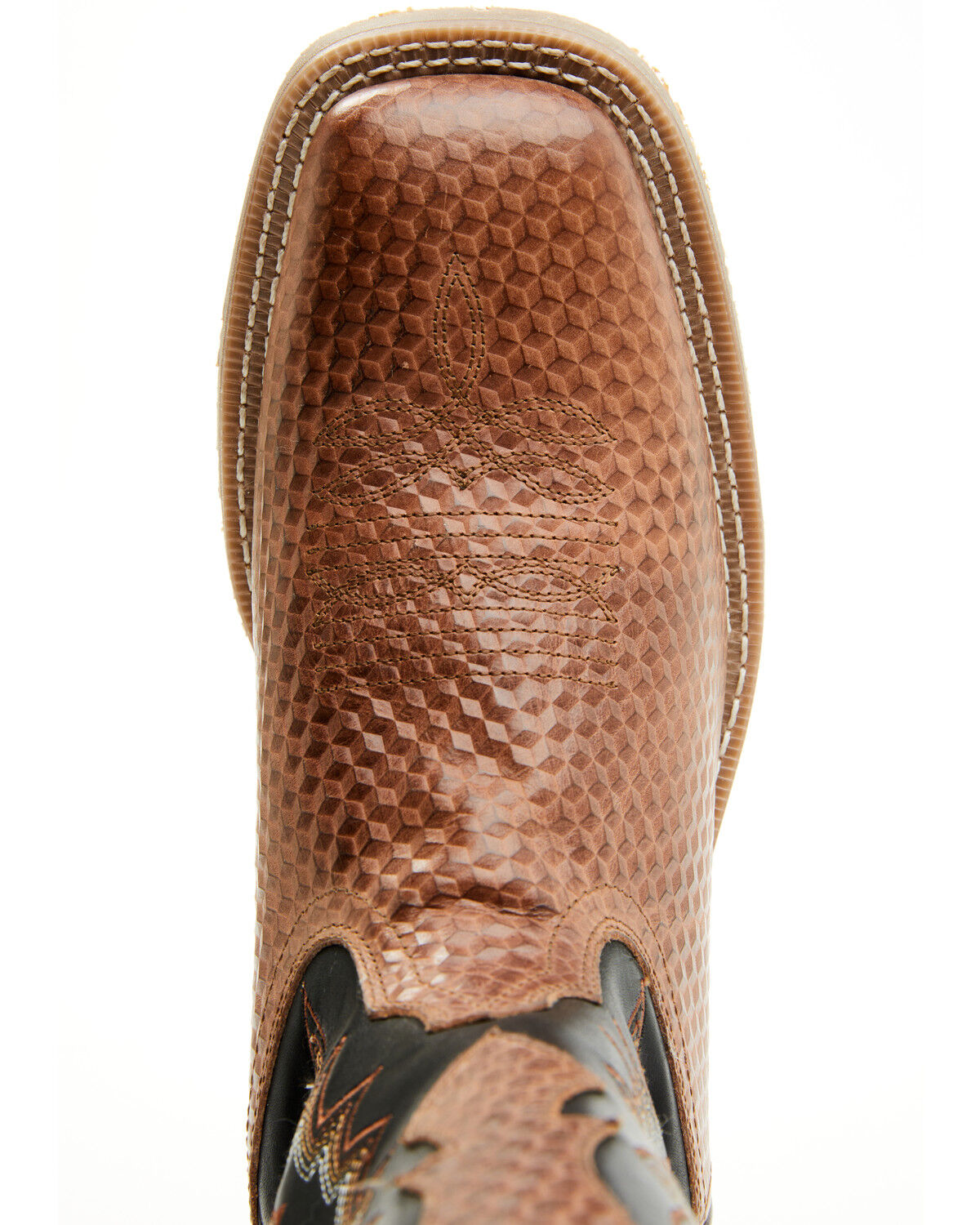 Image #6 - Laredo Men's 11" Western Boots - Broad Square Toe, Black, hi-res