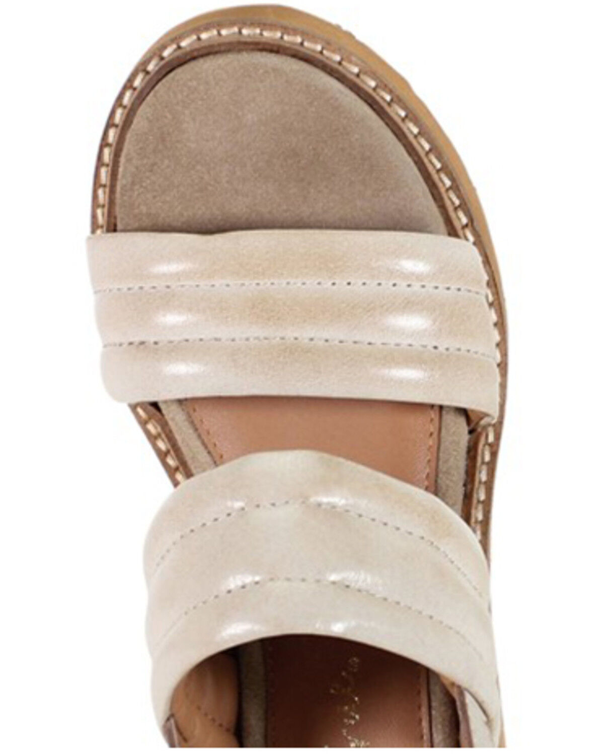 Image #6 - Diba True Women's Car Pool Ankle Strap Wedge Sandals, Beige, hi-res