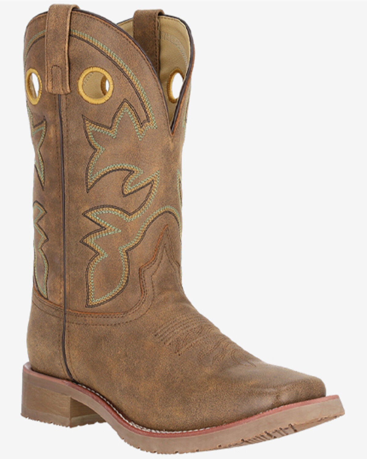 Image #1 - Smoky Mountain Men's Parker Performance Western Boots - Square Toe, Brown, hi-res