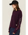 Image #2 - Carhartt Women's TENCEL™ Fiber Series Loose Fit Long Sleeve Graphic Sweatshirt, Purple, hi-res