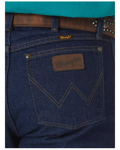 Image #4 - Wrangler Men's Performance Cowboy Cut Jeans - Long, Blue, hi-res