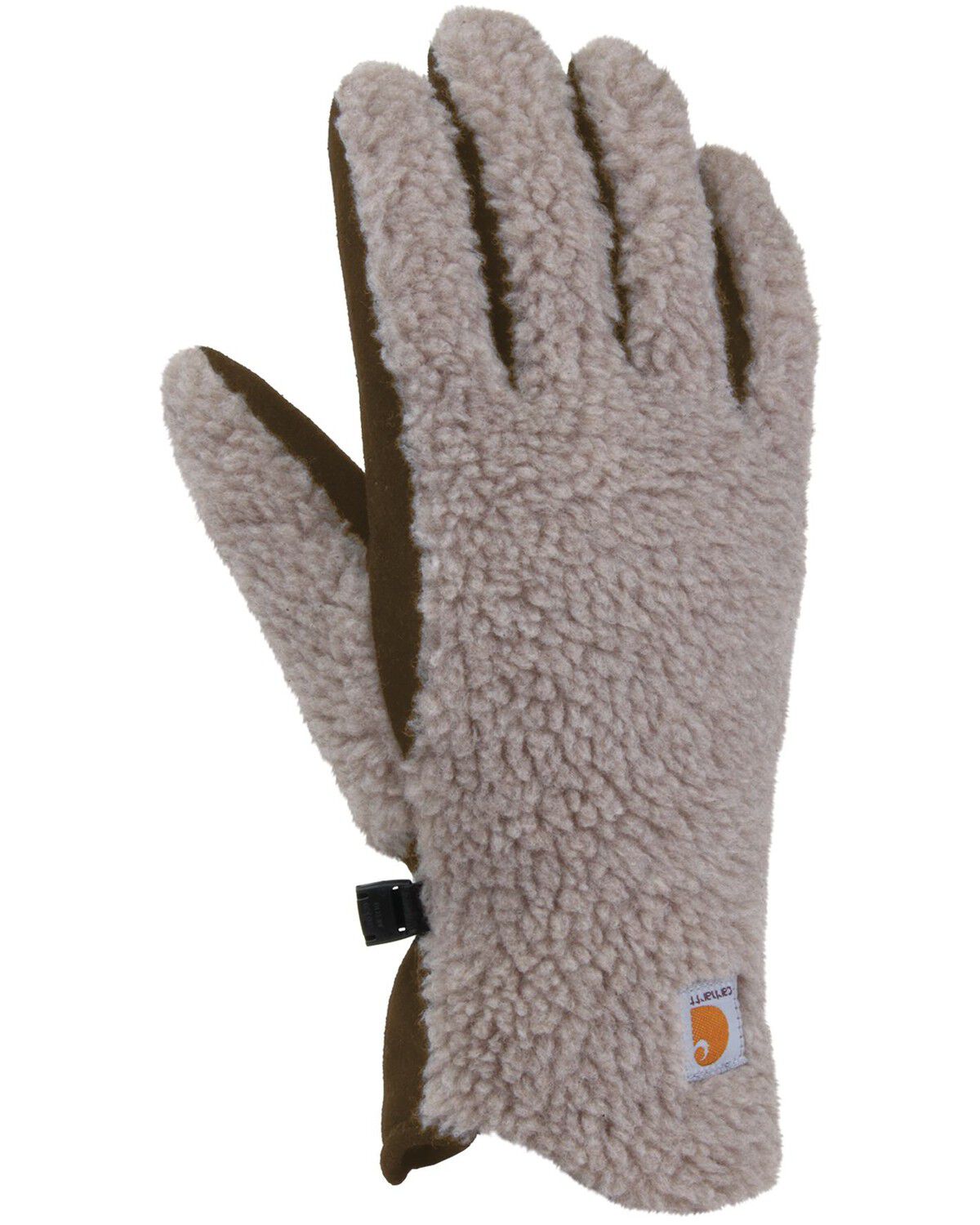 Carhartt Women's Sherpa Insulated Gloves, Light Grey, hi-res