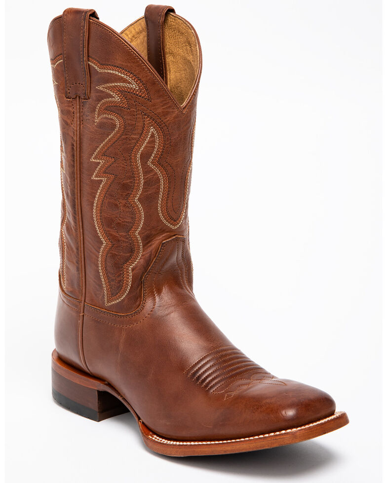 mens square toe cowboy boots clearance