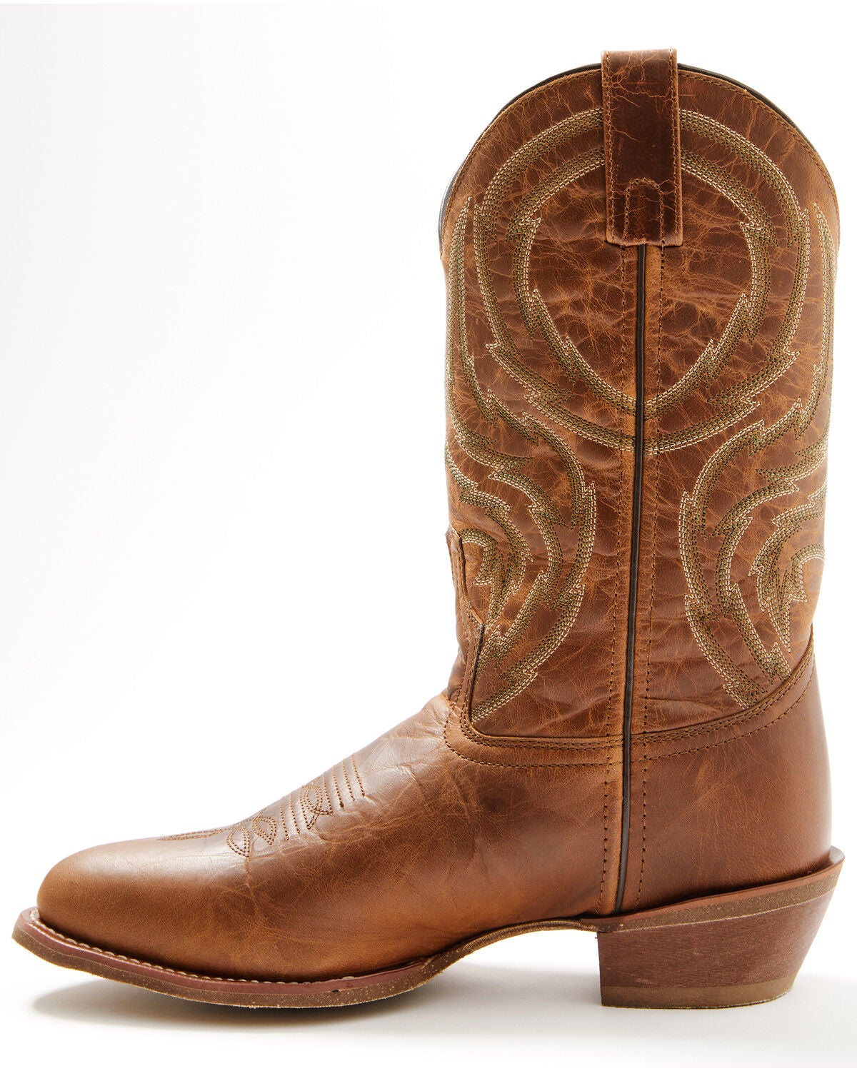 Image #3 - Laredo Men's Novak Performance Western Boots - Round Toe, Tan, hi-res