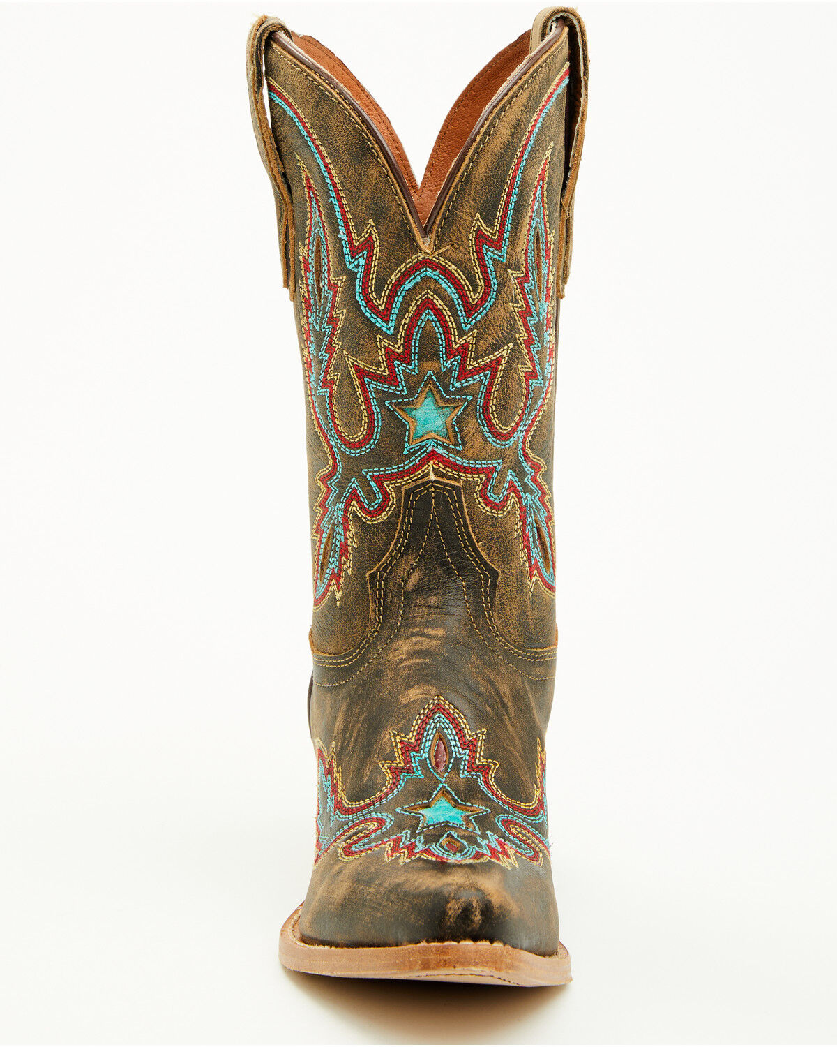 Image #4 - Dan Post Women's Starbright Western Boots - Snip Toe, Tan, hi-res