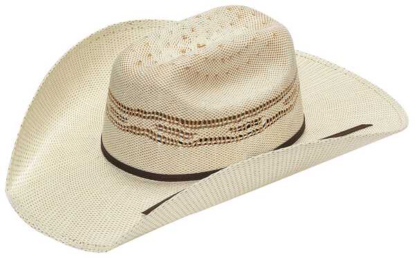 Twister Kids' Straw Cowboy Hat, Tan, hi-res
